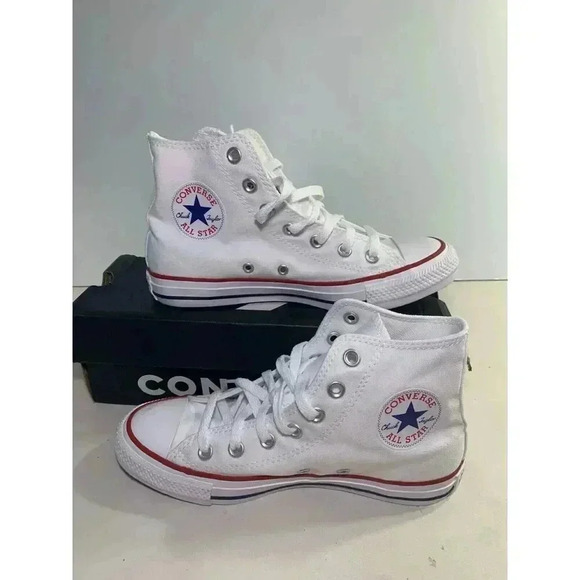 .2040 Converse All Star High Top White-US 5 Mens, 7 Womens - Picture 1 of 5